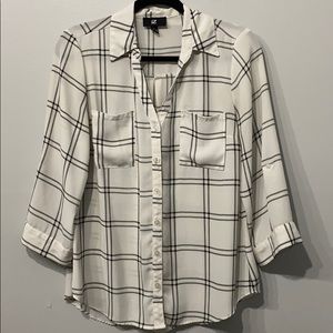 iZ Byer Sheer Button Up Shirt